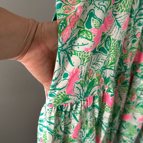 Lily Pulitzer Geanna Just Wing It Tiered Dress - Picture 7 of 8